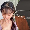 South Korean goods, cute headband, fresh double-layer drill, simple and elegant design, internet celebrity