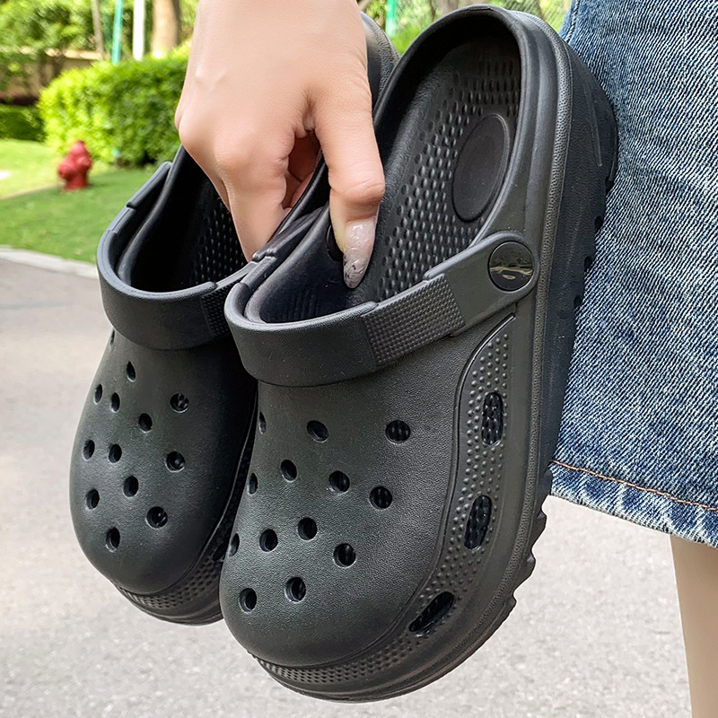 Zapatos Dongdong transpirables nuevos tipos de enfermeras de moda lindos y ligeros al aire libre 2026 verano sandálias al aire libre image 23