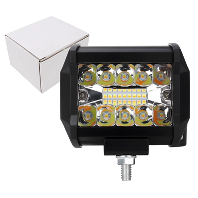 İşçi projektorları three-eye 20LED external 4-inch - white-and-yellow-light-half-aluminum-model-20-lights-5-modes