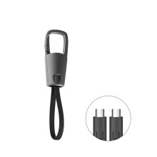 跨境手机挂绳数据线短款适用于充电宝华为小米手机快充便携数据线