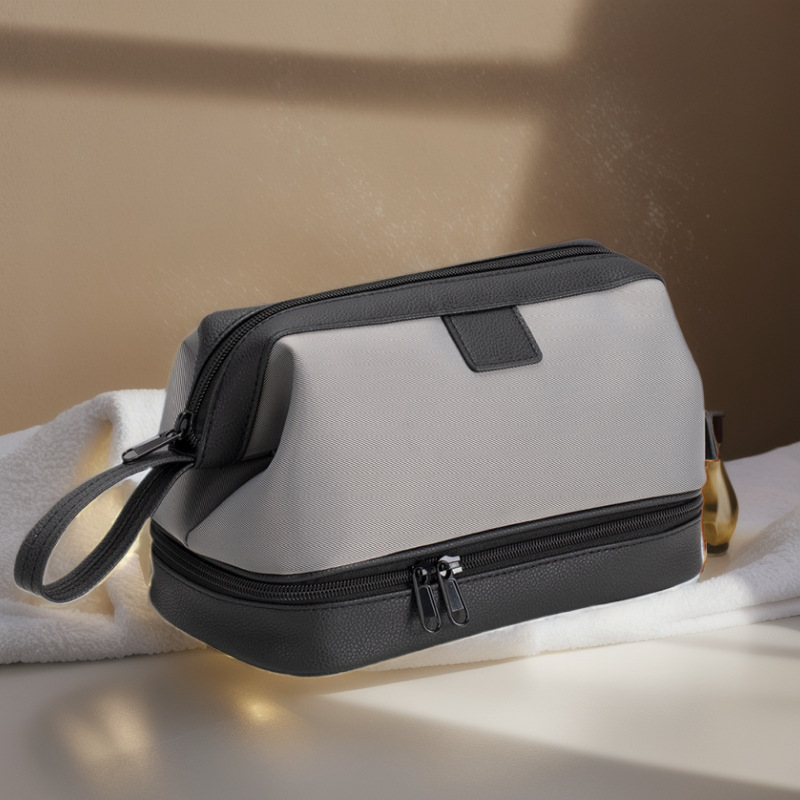 Men's Toiletry Bag, Large-Capacity Travel Storage Bag, Business Trip Bathing and Cosmetics Multi-Functional Waterproof Storage Bag