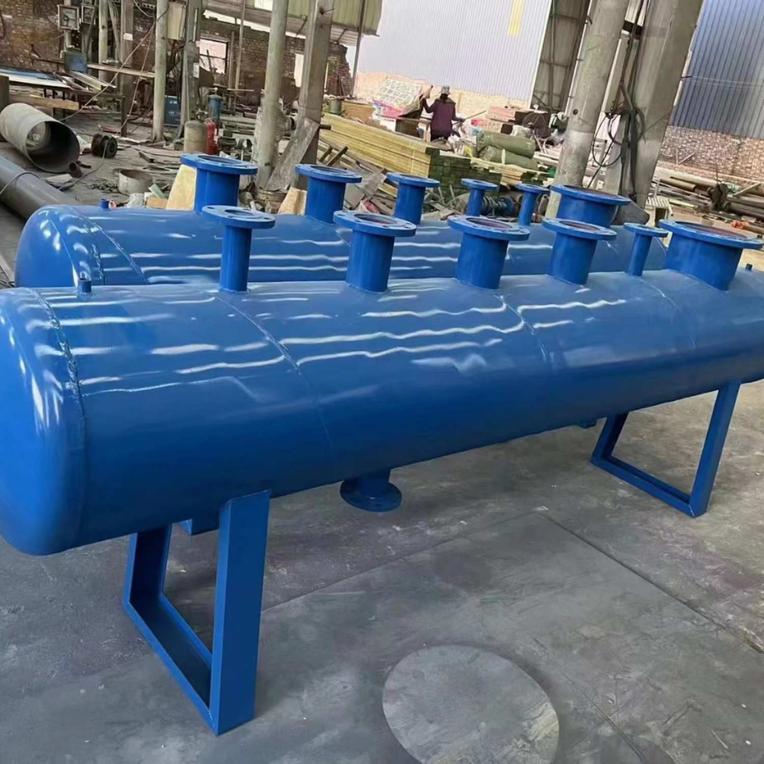 批发地暖暖通集分水器 空调机房分集水器 循环水分集水器