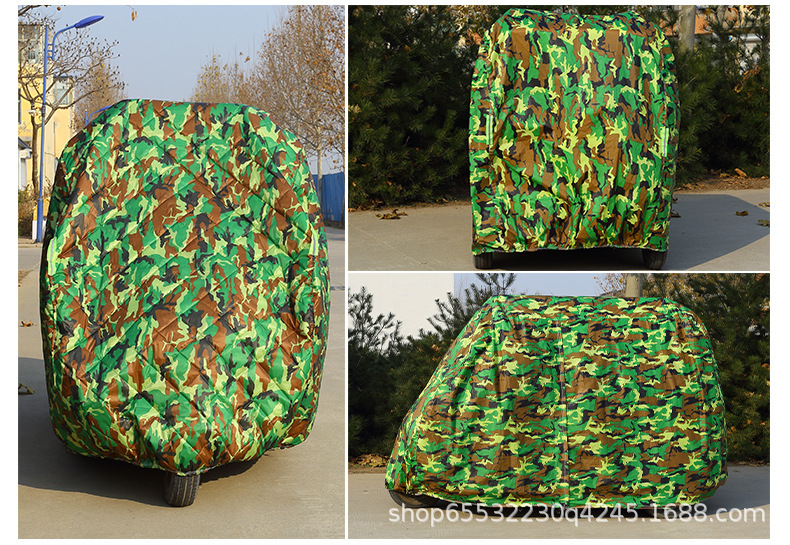 Fully Enclosed Electric Tricycle Sunshade, Full Car Cover, Car Cover, Thickened Rainproof, Sunproof and Waterproof Cover, New Style