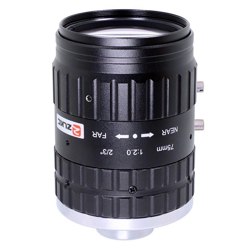 �����ֶ���Ȧ75mm��ҵ�����ͷ 2/3"C�ڵͻ�������Ӿ���⾵ͷ