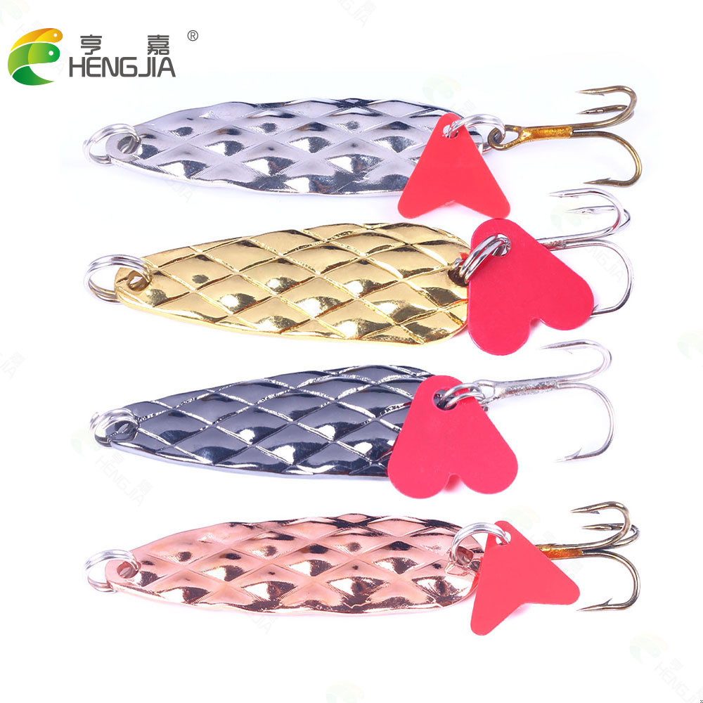 Hengjia cross-border fishing gear supply 9g pineapple pattern metal…