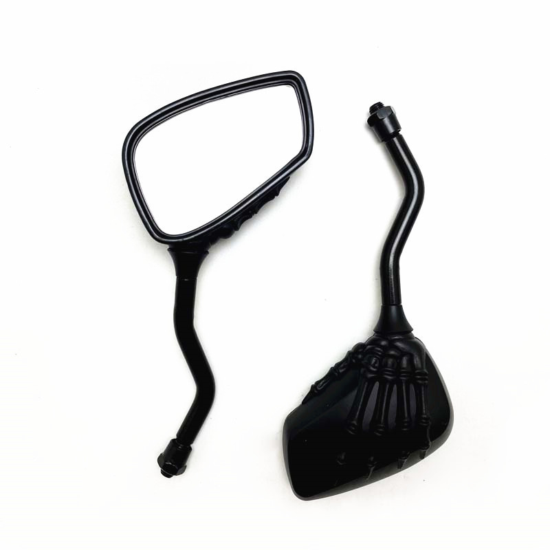Suitable for motorcycle modified skull hand mirror ghost hand mirror ghost claw mirror plane mirror electric car to car mirror