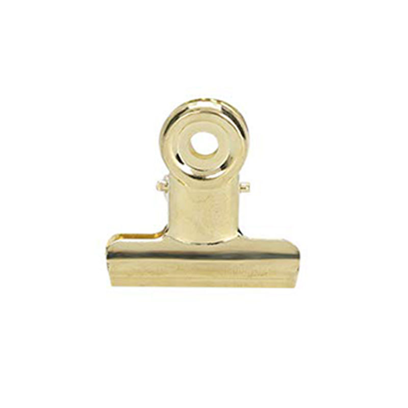 둥근 머리 스틸 클립 22mm 골드