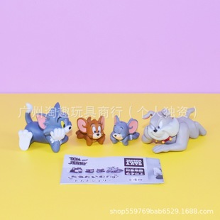 Tom and Jerry Jack Handmade Figurine Creative Car Decoration Small Ornaments 4 Styles Without Eggshell Capsule Toy