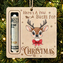 跨境圣诞节装饰圣诞树钱夹跨境圣诞节木质挂件装饰美刀挂件装饰品