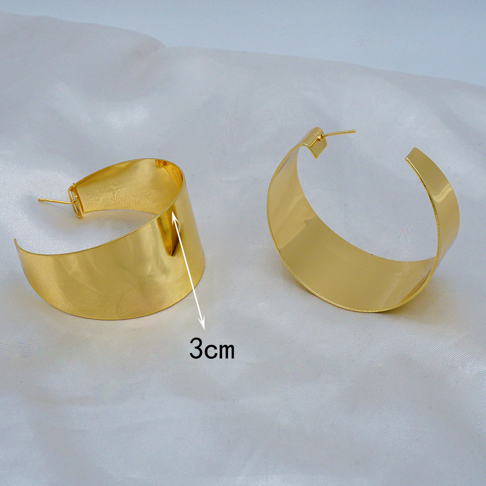 Heißer Verkauf Großen Ohr Ring Afrikanische Frauen Große Ohrringe Ohrgehänge display picture 5