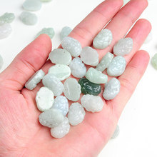 厂家直销缅甸天然翡翠玉貔貅散件 diy饰品材料配件貔貅戒面男女款