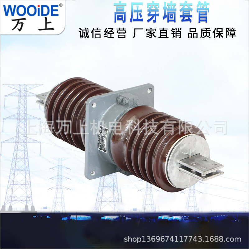CWC-20KV/3000A3150A4000A户外高压扁铜排穿墙套管