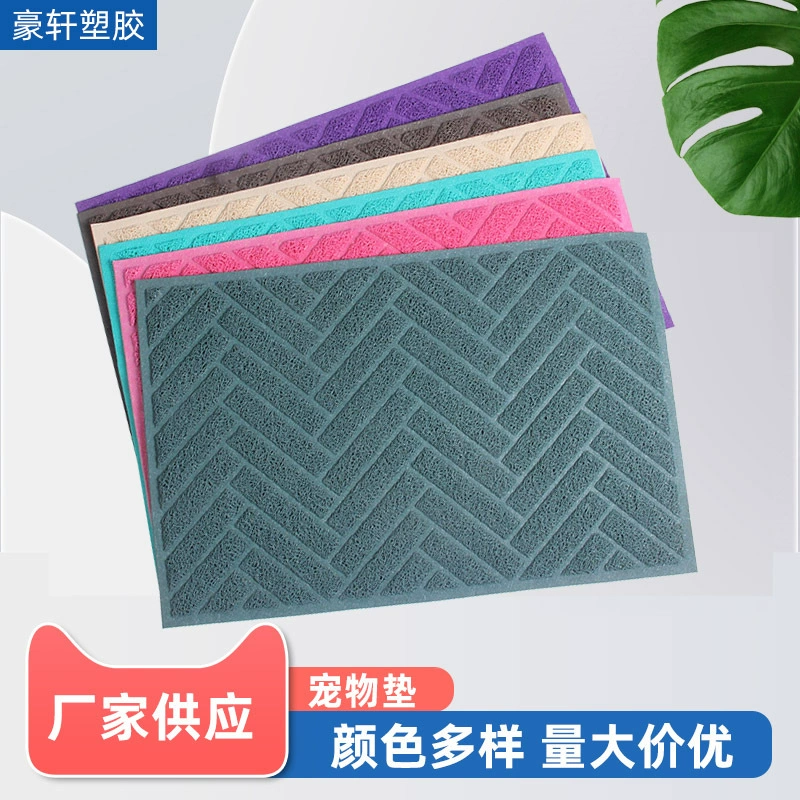 Коврик в полоску из ПВХ Коврик Для Кошачьих ног коврик для кошачьего туалета коврик для раковины кошачье гнездо Туалет нескользящий коврик для ног