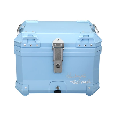 Motorcycle trunk, Victoria 150/300 Motorcycle - mt45-mermaid-blue-51-backrest-lining