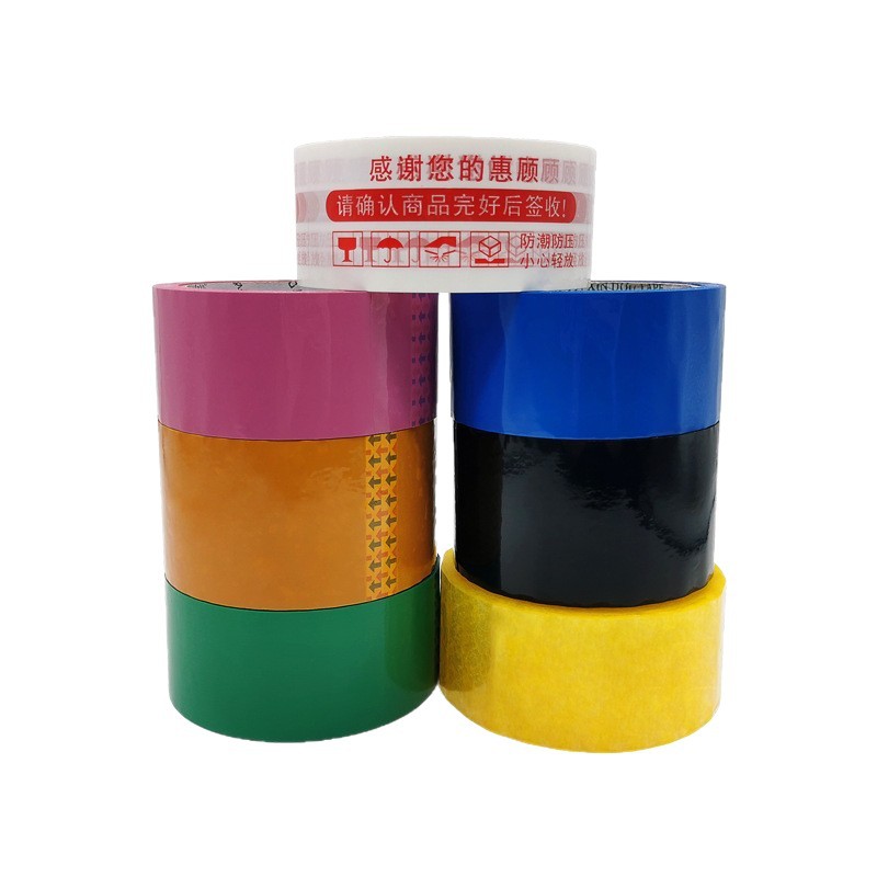 Venta al por mayor de fábrica de grandes cantidades de cinta transparente de 45 mm x 150 yardas en stock para sellado y embalaje logístico, fuerte adhesión.