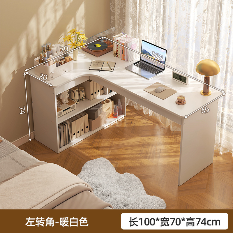 本棚コンピュータデスク学生デスクデスクトップシンプルなコンピュータデスクデスクベッドサイド小さなテーブル寝室オフィス学習テーブル|undefined