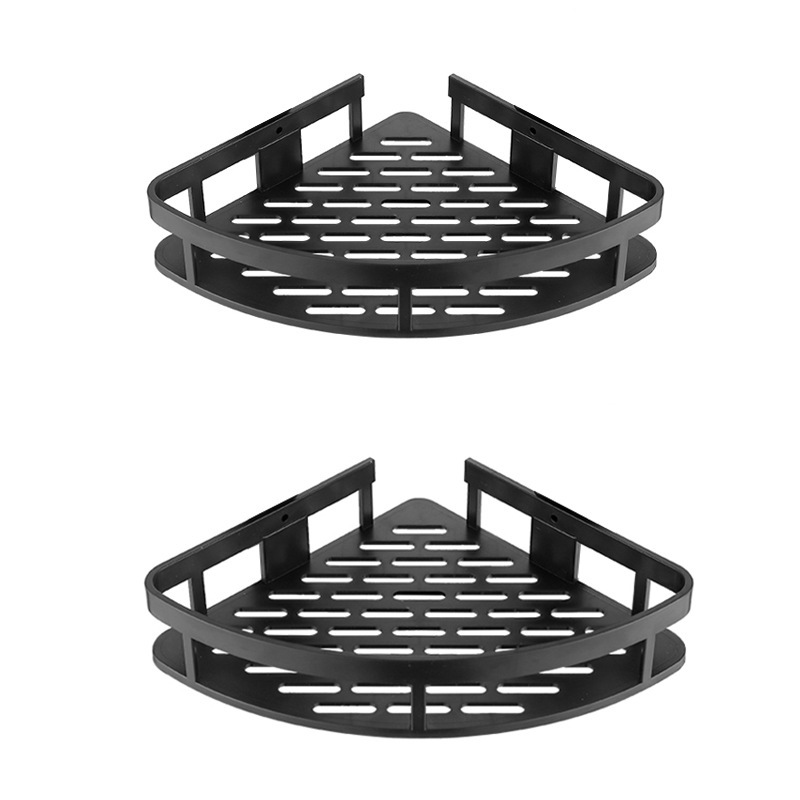 Triangular estante ventosa pared esquina de baño multicapa impermeable sin perforación rack fuente fabricante