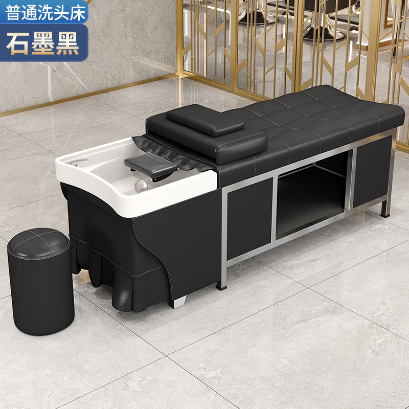 Cama de champú de acero inoxidable peluquería especial peluquería champú para el cabello tienda de cuidado del cabello tailandés circulación de agua cama de masaje