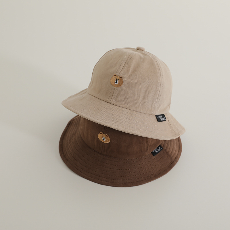 Sombrero bebé para niños primavera y otoño nuevo lindo sombrero pescador sombrero de otoño para niños sombrero de bañera para niños sombrero de sol universal