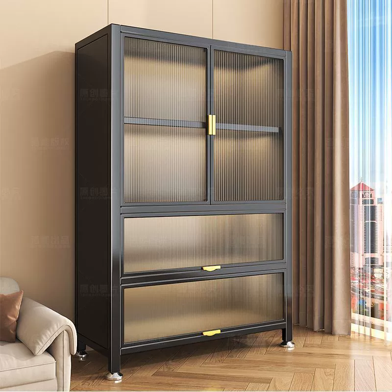 Кухонный шкаф, стеллаж для хранения микроволновой печи, напольный многослойный шкаф для хранения, настенный встроенный шкаф для хранения бытовой посуды