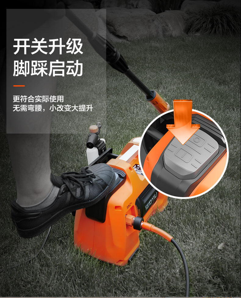Yili 4450 Car Washer 220V High Voltage Household Artifact Portable High Power Car Wash Powerful Washing Water Gun Pump Grab