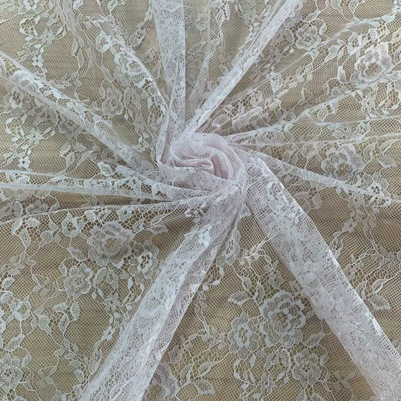 Lace cloth, gauze dress, hat, polyester, flowered