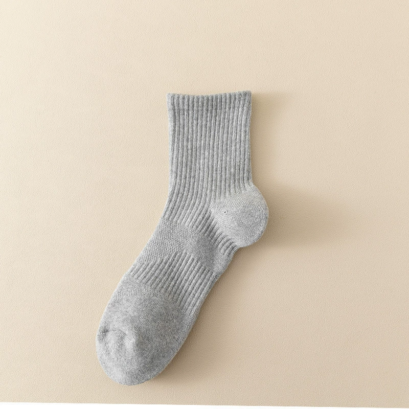 Хлопковые высокие носки на колено, средняя длина, пряжи c combed cotton, впитывают пот и запах