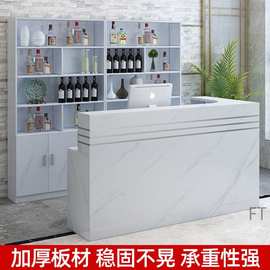 F餐馆前台接待台超市便利店小型收银台柜台饭店吧台展示柜台酒柜