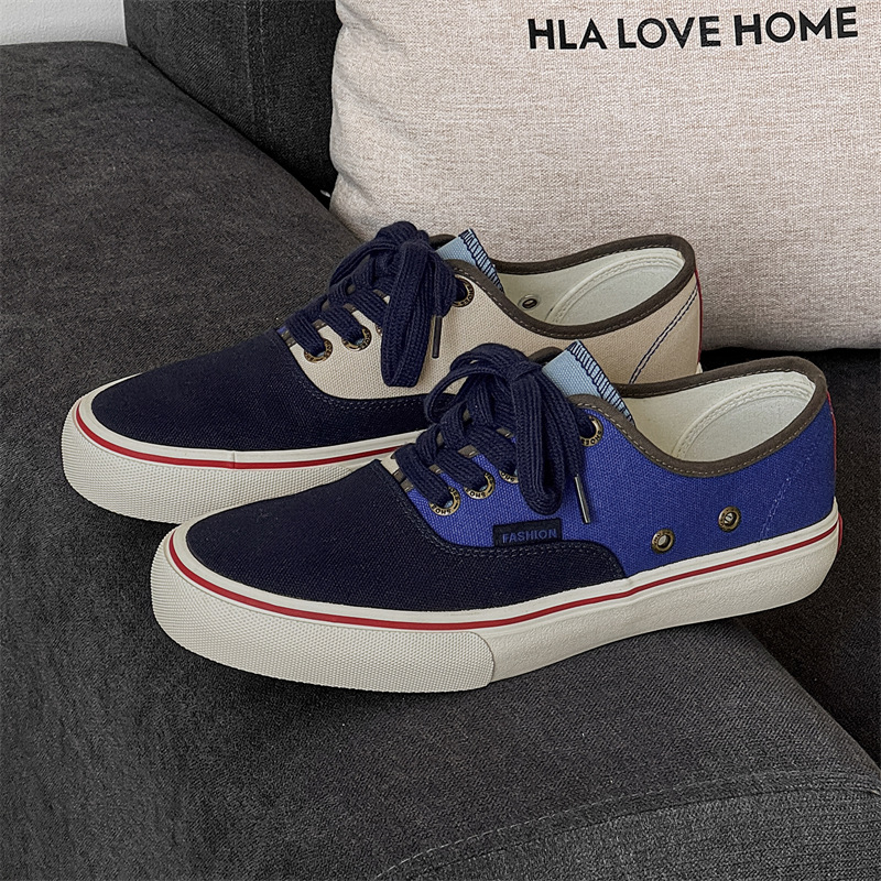 Zapatillas de deporte para hombre, zapatos de lona de moda, nuevos zapatos casuales vulcanizados de verano 2025, zapatos planos de corte bajo de todo fósforo de moda para hombre