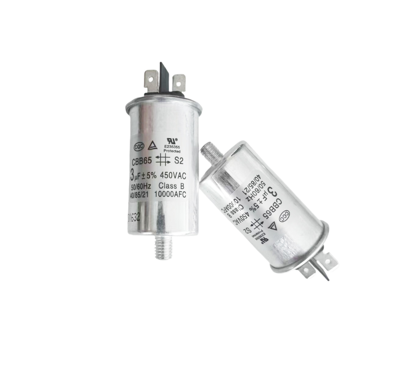 CBB65防爆薄膜电容水泵风扇吊扇电容3uF450V电容防水交流电机