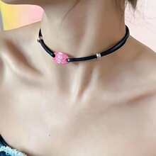 ��ɫƤ�K�pC��ĸ��Ů�i��朸߼���choker�i��Ȧ�����b��i��