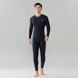 男士游泳衣套装新水母服男款长袖长裤浮潜水服冲浪服水母衣连体男