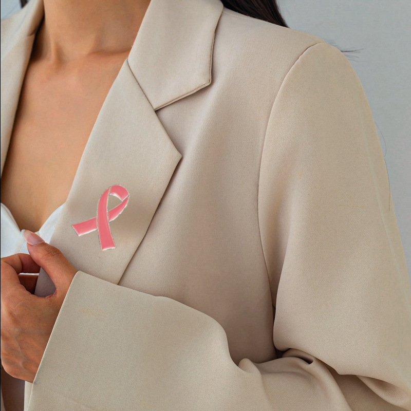 Broche nœud papillon coloré transfrontalière, accessoire de mode, promotion de la sensibilisation à la prévention, badge commémoratif en métal en forme de goutte d'huile_voghion.com