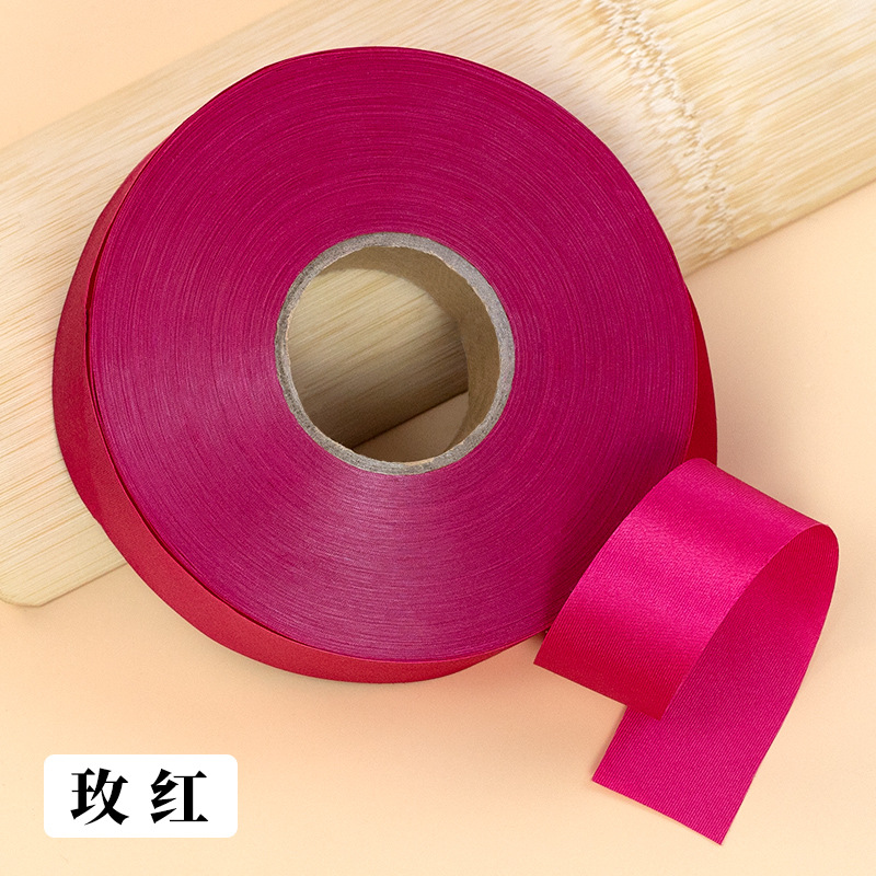 Cheongsam borde tira 2,5 cm tela de satén borde de corte oblicuo borde cinta de raso ropa de prensa tapeta Accesorios