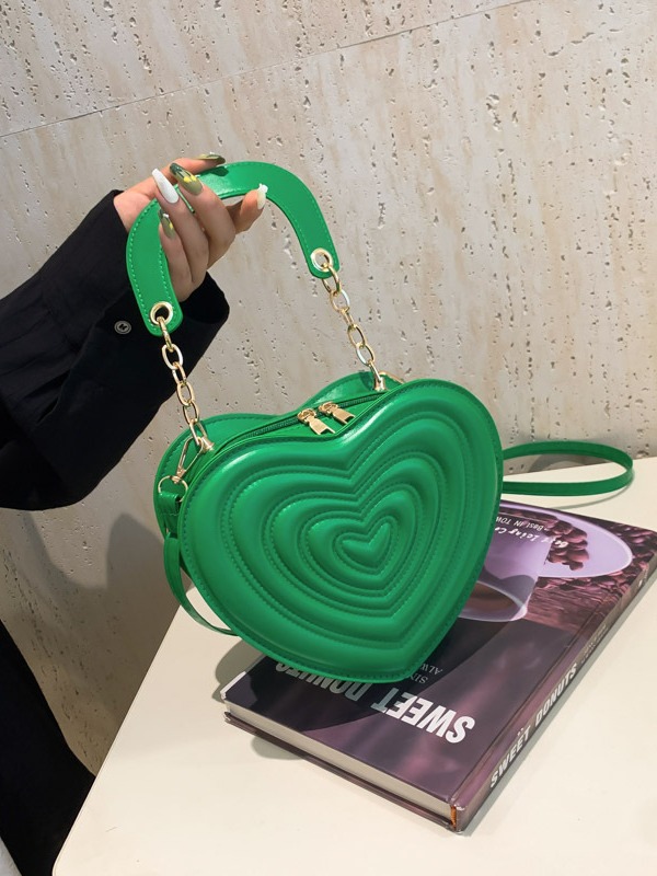 Coreano simple estilo extranjero bolso de color sólido para mujeres 2024 verano nuevo mochila de hombro textura amor bolso de mujer