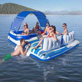 Bestway43105 海洋乐园躺椅水上浮排浮床漂浮岛游泳池水排