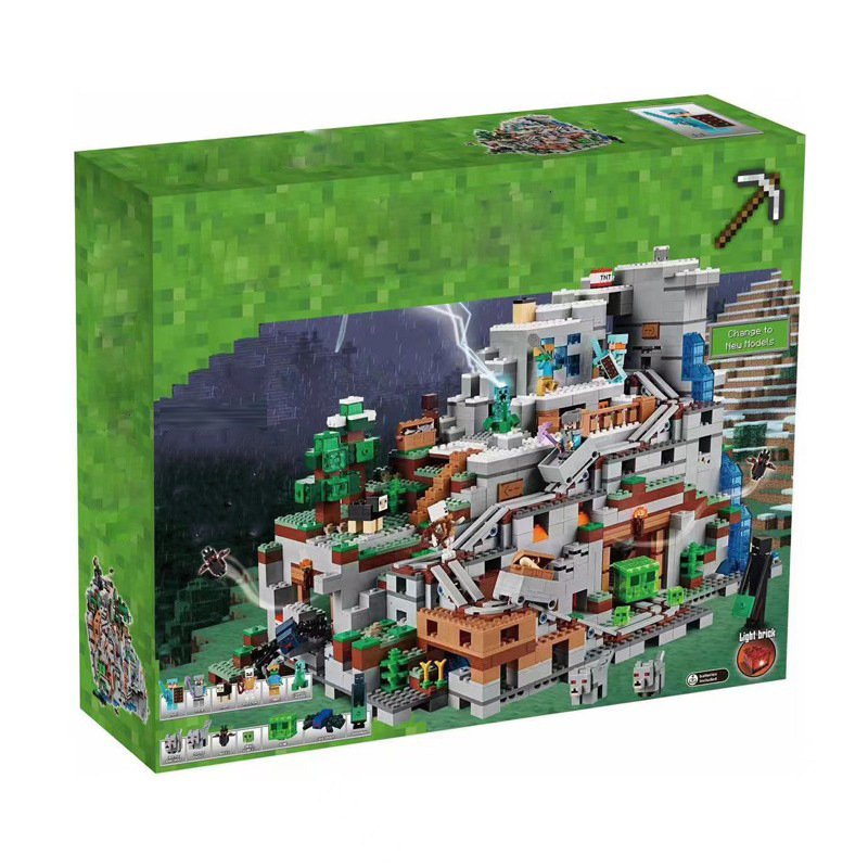 レゴ マインクラフト シリーズ ビルディング ブロック フェアリーモンスター フォートレス 21250 村組み立て教育玩具クロスボーダーと互換性があります。|undefined