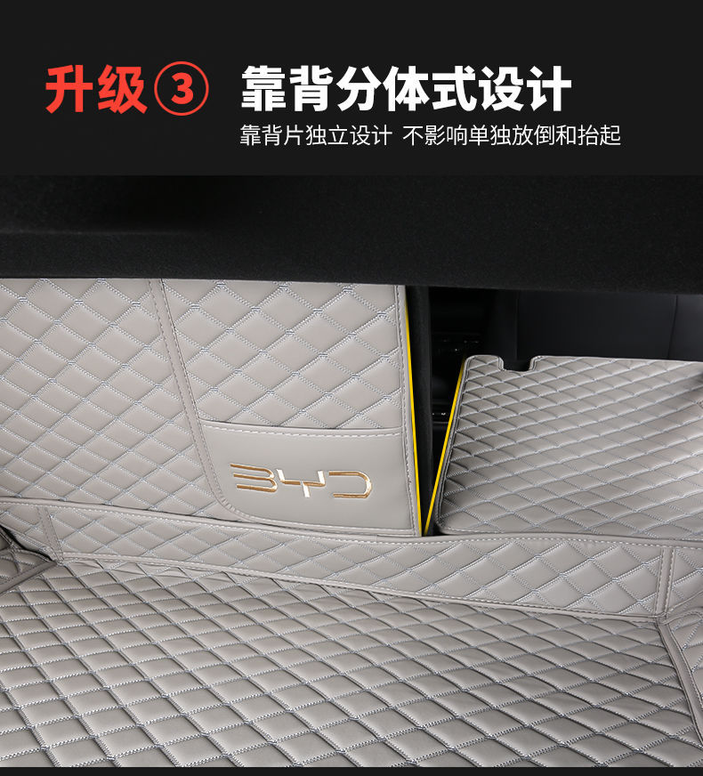 Applicable to BYD Seal 06dmi Trunk Mat Surrounding 24 Seal 06 Trunk Mat Car Interior Decoration Supplies
