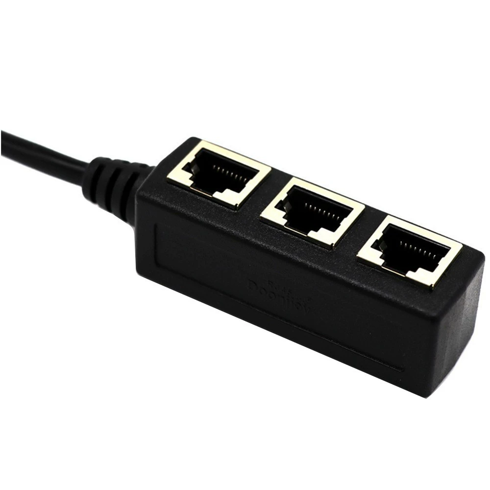 Адаптер распределения RJ45 Ethernet устройства 1 Гонг к 3 родительский порт LAN сеть RJ45 1 точка три удлинительная линия