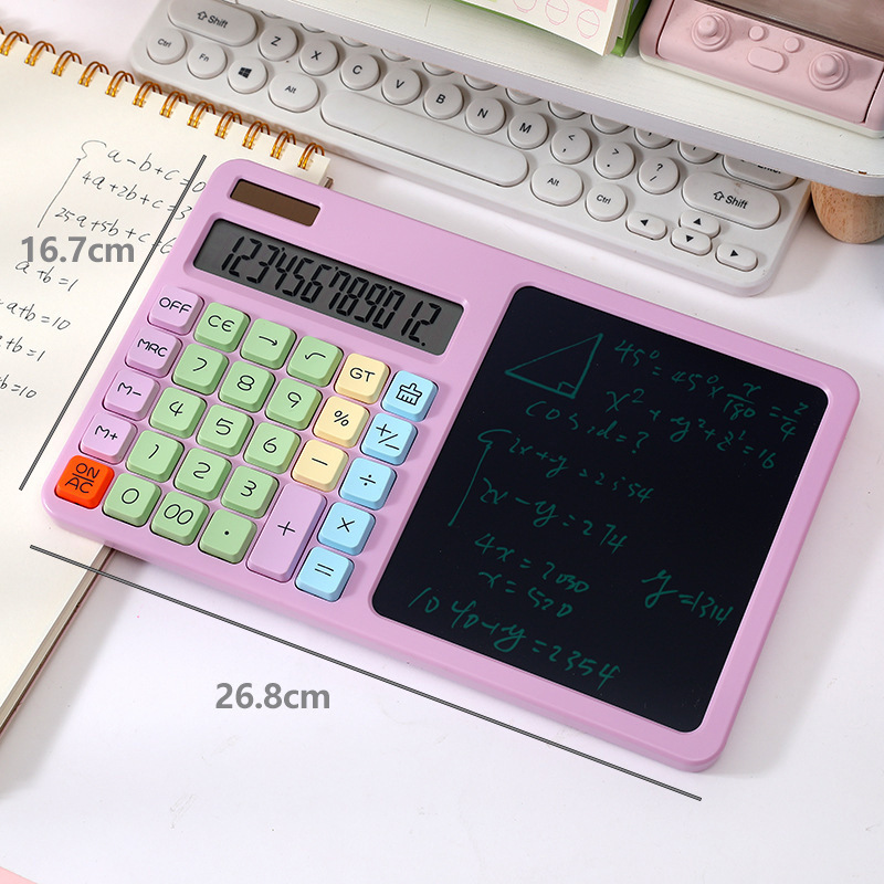 スマート手書きボード電卓多機能金融オフィス試験コンピュータ高価値カラフルな大画面コンピュータ|undefined