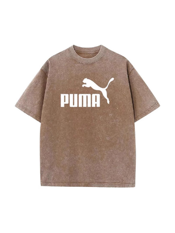 Cross-Border Trendy Brand Popular Round Neck Men's and Women's Classic Couple Summer Letter Loose Printed Short-Sleeved T-Shirt