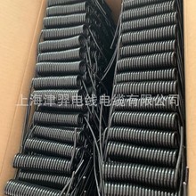 津羿 PUR聚氨酯螺旋電纜 燈塔照明車彈簧電纜 伸縮性強
