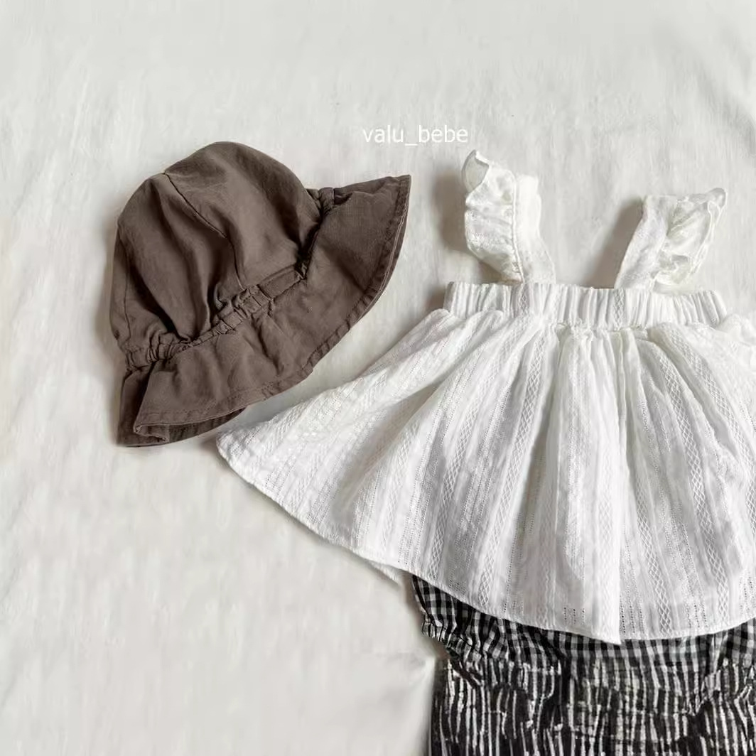 Niñas moles vestidos de cinturón coreano ropa infantil verano 2023 nueva ropa de bebé camiseta de verano ropa de bebé image 2