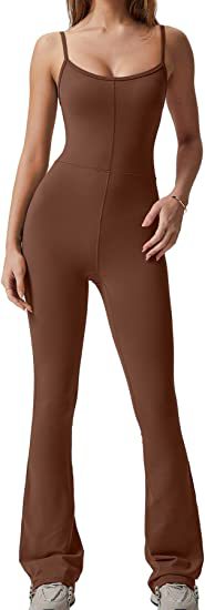 2023 transfronteriza Amazon nuevo apretado pantalones de mono de costura de color sólido europeo y americano