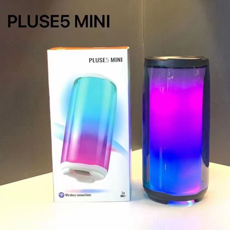 新品パルスプルーフ5mini bluetoothスピーカークリエイティブギフトカラーライトデスクトップカードサブウーファtws対聯|undefined