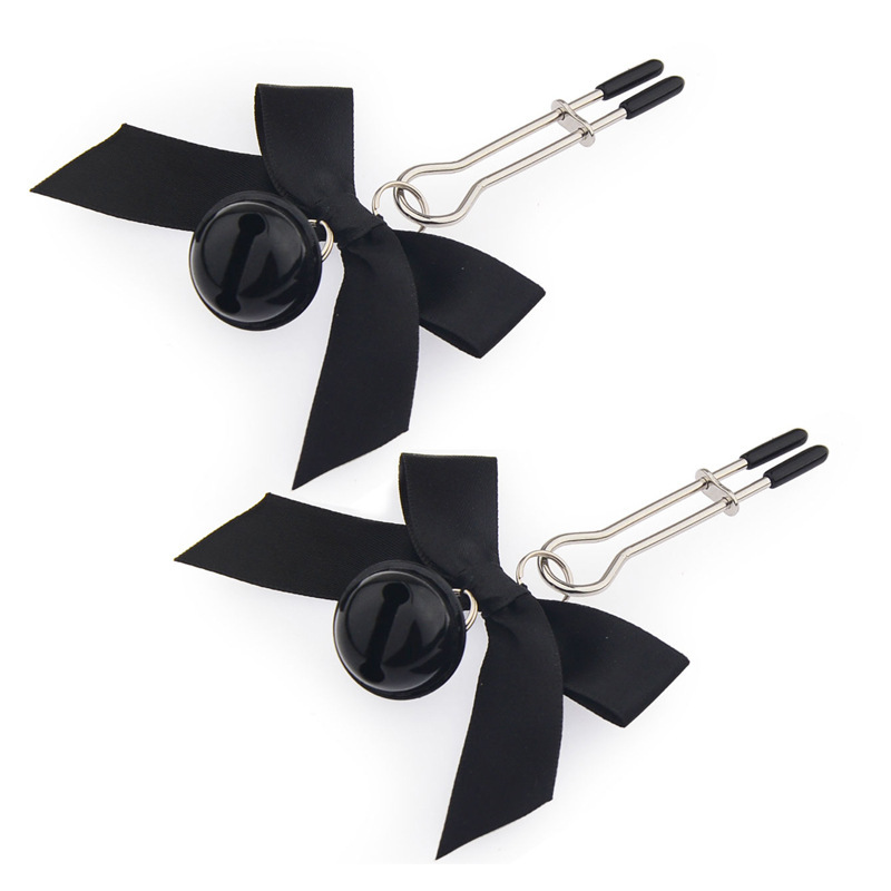 Fábrica directa de artículos sexuales SM esclavo femenina arco de cuentas cadena de leche clip pareja coqueteo artículos de venta