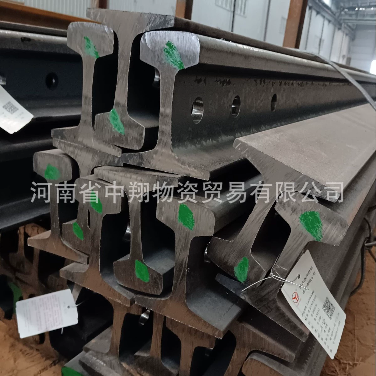 Железнодорожные рельсы Zhongxiang 38кг/43кг/50кг из марганцевой стали для горных работ Q235, тяжелые рельсы в наличии и доступны для индивидуального заказа.