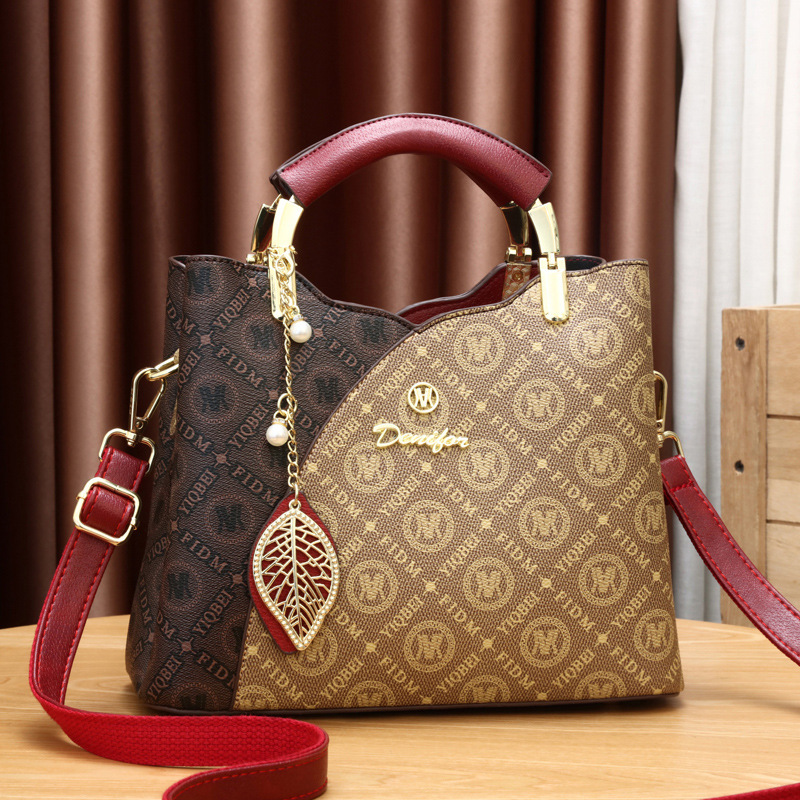 Bolsos de mujer 2025 nuevo bolso de moda de gran capacidad Tote bolso de mujer bolso de mensajero de hombro salvaje mujer transfronteriza