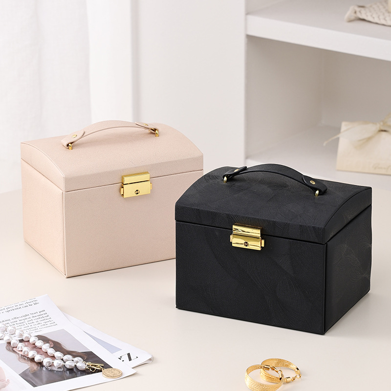 Suministro directo transfronterizo Caja de almacenamiento de joyas de cajón simple Pendientes creativos multicapa Anillo Caja de almacenamiento de joyas al por mayor