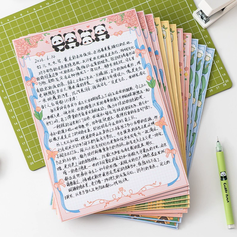 Очаровательная записная книжка-пад Panda Notepad (INS) B5, набор Cartoon обложек и стилей страниц, Student Notes